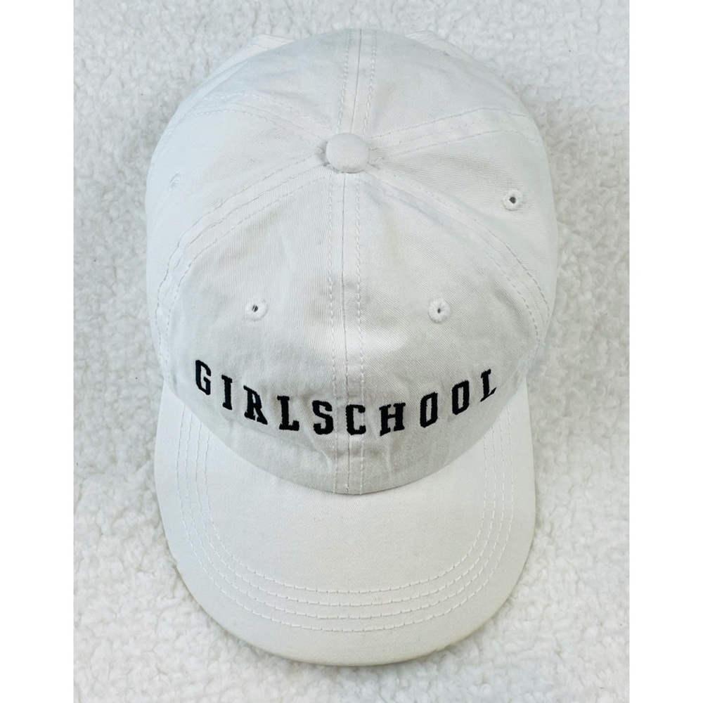 GIRLSCHOOL • White Logo Baseball Cap - Picture 8 of 16
